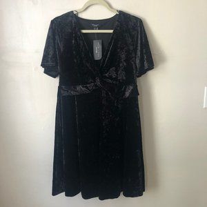 Black Velvet Dress NWT